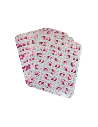 Tapa envase aluminio rectangular