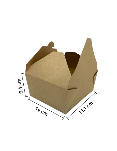 Caja de comida kraft