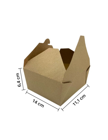 Caja de comida kraft