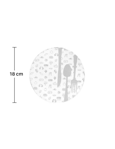 Tapa para envase de aluminio redondo 650ml (500uds)