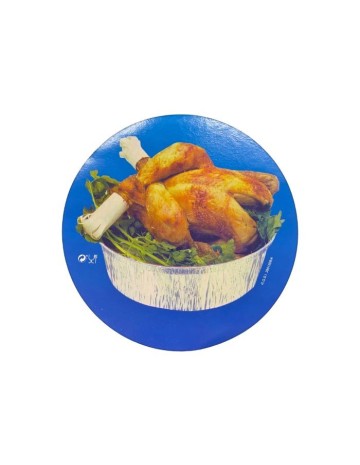 Tapa envase aluminio redondo