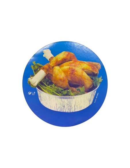 Tapa envase aluminio redondo