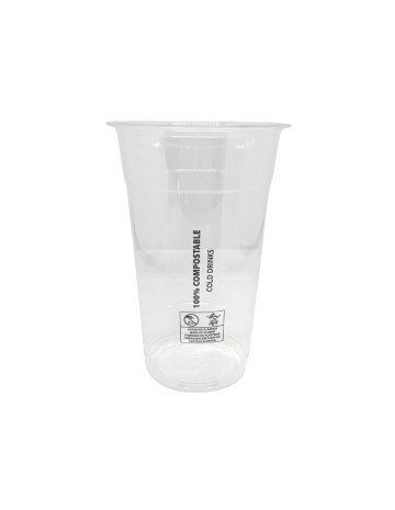 Vaso Pla Bio 16oz 500cc caja 12x15Uds (180Uds)