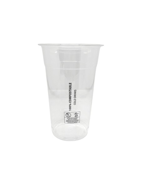 Vaso Pla Bio 16oz 500cc caja (180Uds)