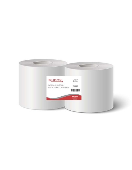 Bobina industrial pasta pura 2c 380m (2Uds)