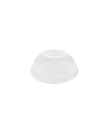 Tapa cúpula vaso PLA C/orificio 16oz 20x50Uds (1000Uds)