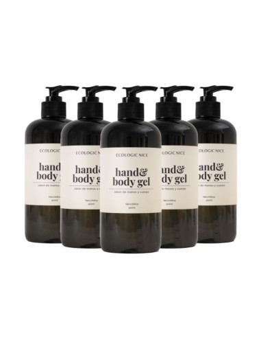 Amenities jabón de manos y cuerpo ECOLOGIC NICE 500ml (20Uds)