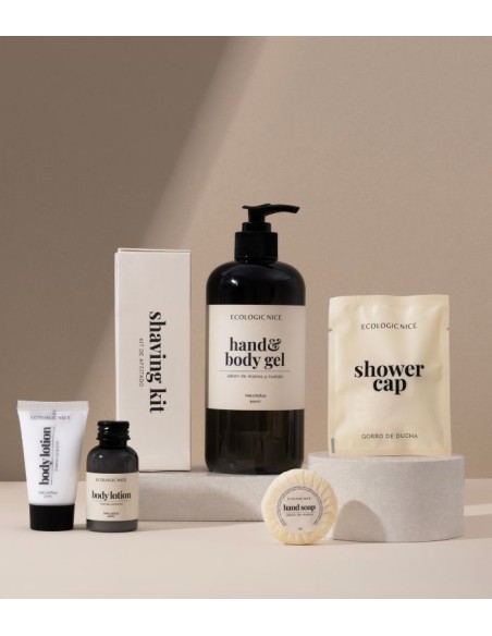 Amenities champú y gel de baño ECOLOGIC NICE 500ml (20Uds)