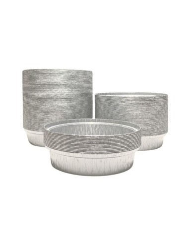 Envase de aluminio redondo (125uds)