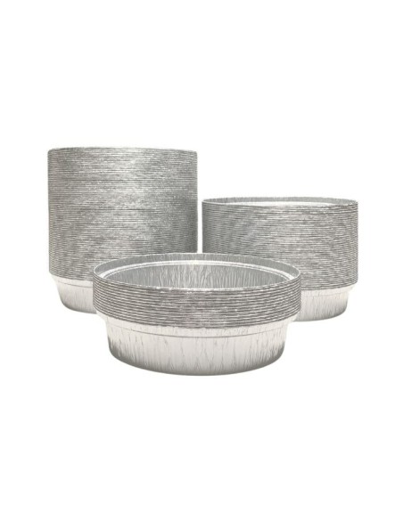 Envase de aluminio redondo (125uds)