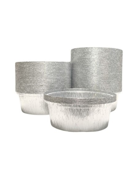 Envase de aluminio redondo (125uds)