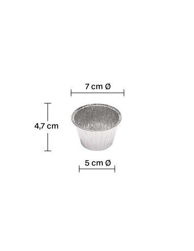 Envase Flanera Aluminio (4500Uds)