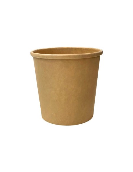 Tarrina alta de kraft 350ml (500uds)