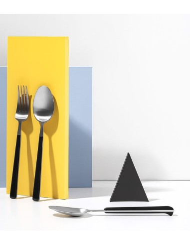 Cuchara de mesa Charlie black de Cutelarias (12Uds)