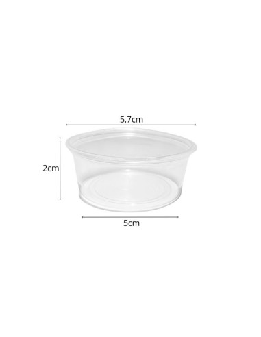 Salsera PP con Tapa Bisagra