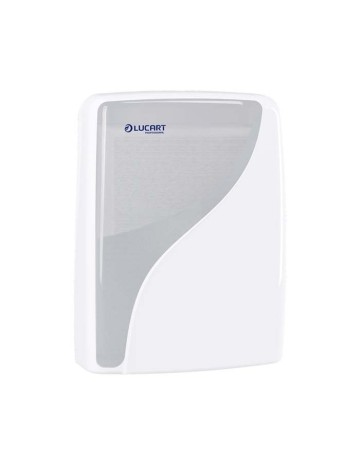 Dispensador blanco toalla plegada Z Aquastream Identity LUCART