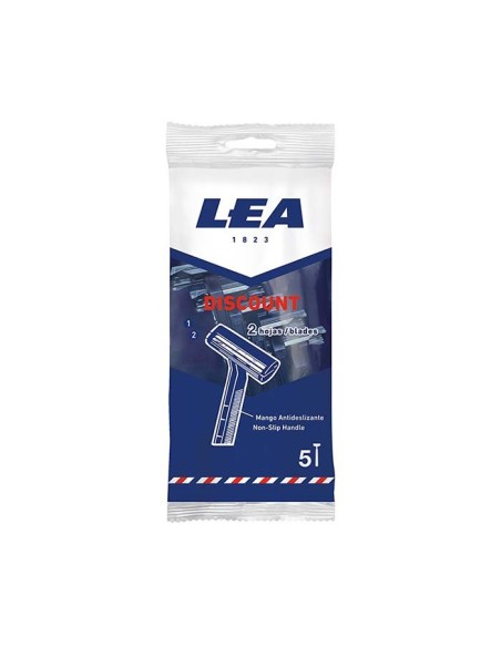 Maquinilla desechable de afeitar 2 hojas AF Azul Lea (100Uds)