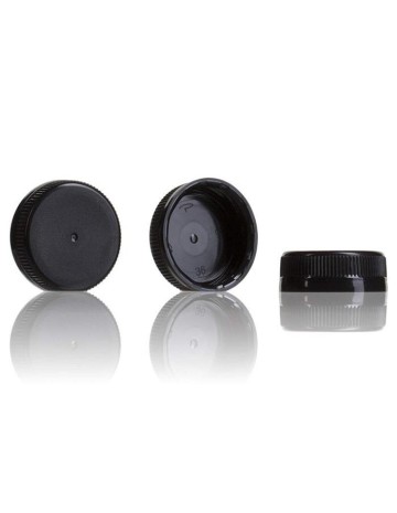 Tapón para botella Marta PET negro (50Uds)