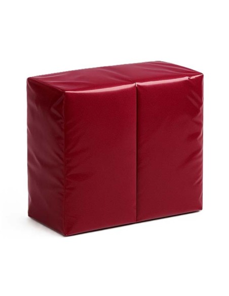 Servilleta PP 2c 1/6 30x40cm Burdeos Comercial Tissuan (2400Uds)
