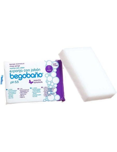 Esponja de baño Begobaño 7,5x13x2,5 (1200Uds)