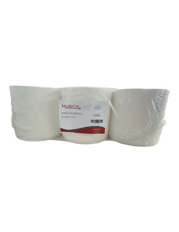Bobina secamanos gofrada 2 capas 140m (6Uds)