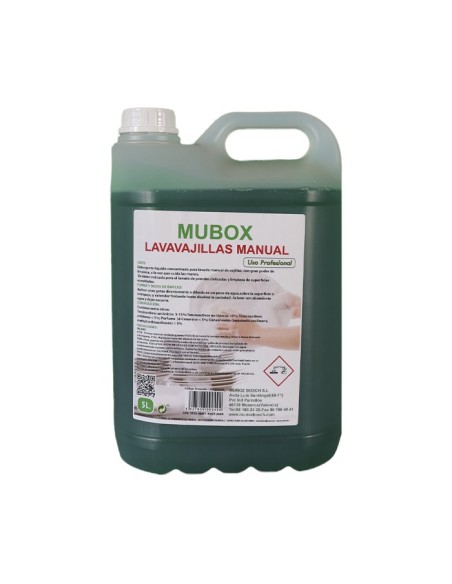 Mubox Detergente Lavavajillas Manual 5L (4Uds)