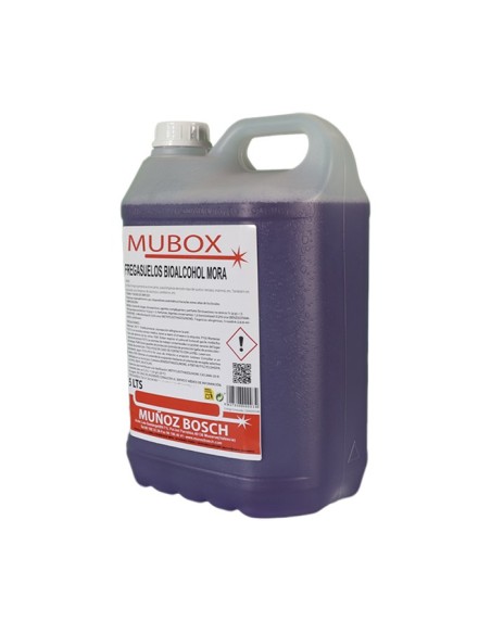 Mubox Fregasuelos Industrial Bioalcohol Neutro Terrazas 5L (4Uds)