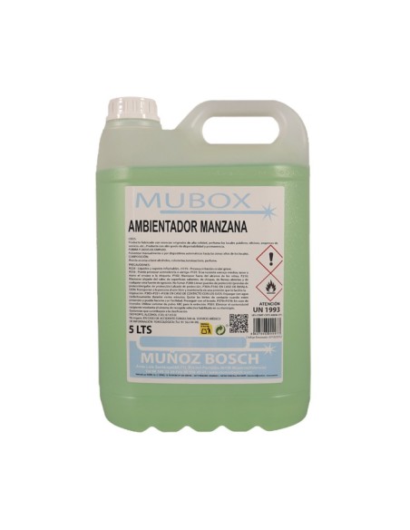Mubox Ambientador garrafa de manzana 5L