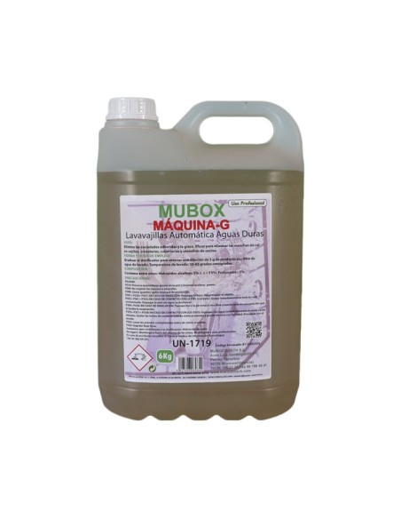 Mubox Lavavajillas Automático Aguas Duras 5L (4Uds)