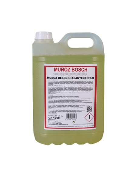 Mubox Desengrasante General 5L (4Uds)