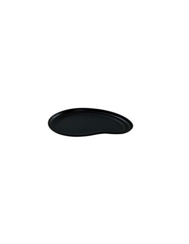 Plato L melamina negra “KAROLA” 33,5x23,1x2cm de BETIK (12Uds)