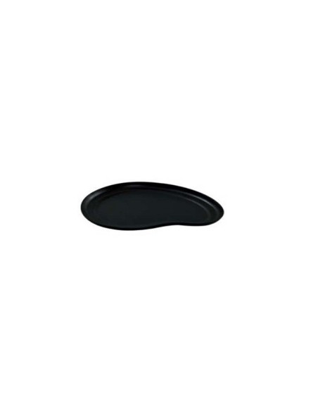 Plato L melamina negra “KAROLA” 33,5x23,1x2cm de BETIK (12Uds)