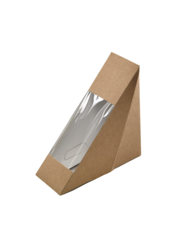Envase Sandwich con Ventana 12,3x12,3x7,3cm (500uds)