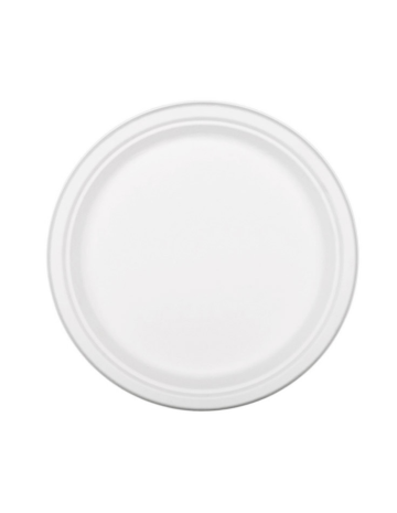 Plato Redondo de Bagazo 26x20cm (520uds)