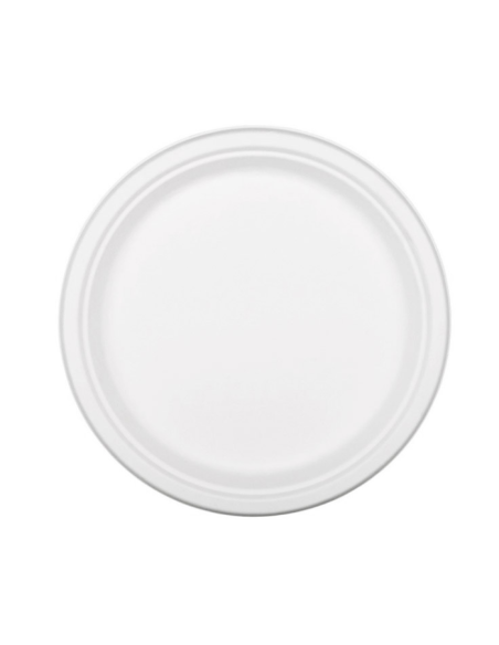 Plato Redondo de Bagazo 26x20cm (520uds)