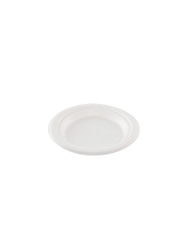 Plato redondo bagazo blanco 15cm de BETIK (800Uds)