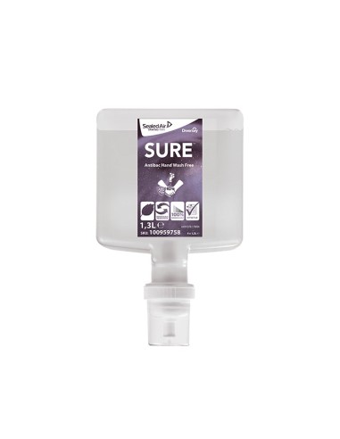Sure Antibac  Hand Wash Free 1,3L (4uds)