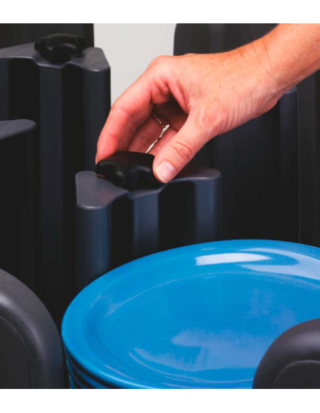 Carro Ajustable para Platos 83x70x77,5cm Pujadas