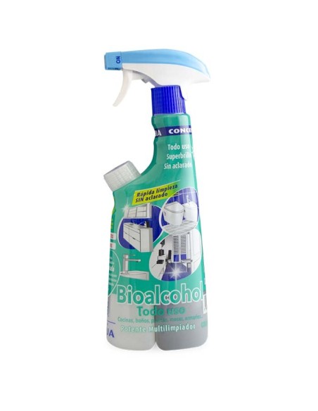 Limpiador Higienizante con bioalcohol todo uso Concentralia (3x425ml)