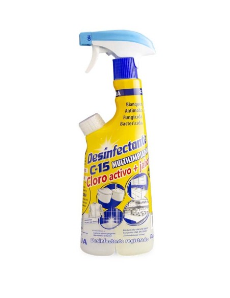 Limpiador desinfectante clorado Concentralia (3x450ml)