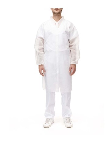Bata visita blanca PP 35gr XL (50Uds)