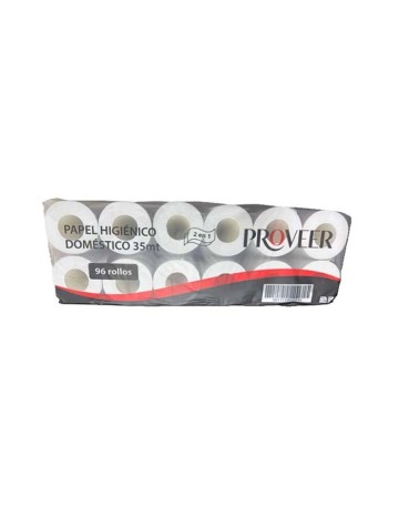 Rollo Papel Higiénico doméstico 2C 35m de Proveer (96Uds) 2