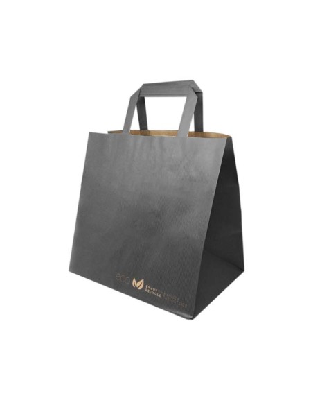 Black Collection Bolsa c/asas 27x29,5+17cm 90gr (Caja de 250Uds)