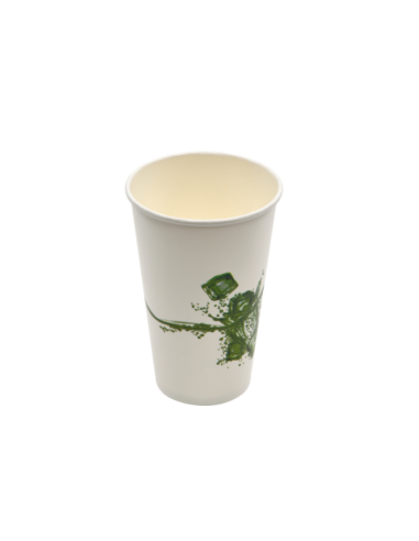 Vaso de cartón blanco para bebida fría (1000Uds)