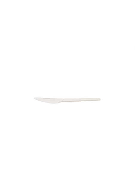 Cuchillo CPLA blanco enfundado 16,8cm (500Uds)