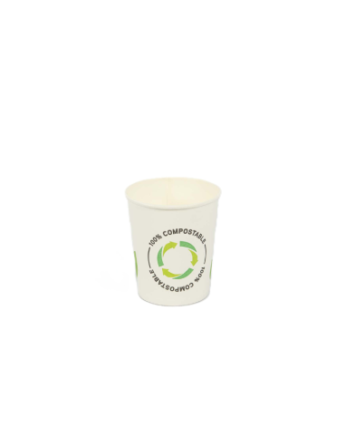 Vaso carton kraft enfundado 210ml (1000Uds)