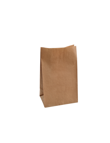 Bolsa americana kraft sin asa 26+14x41cm (500Uds)
