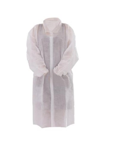 Bata visita PP 35gr Blanca (50Uds)