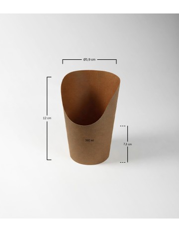 Envase de patatas fritas kraft (1000uds) 2