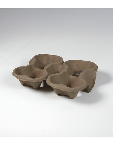 Portavasos cartón 4 huecos (300uds)